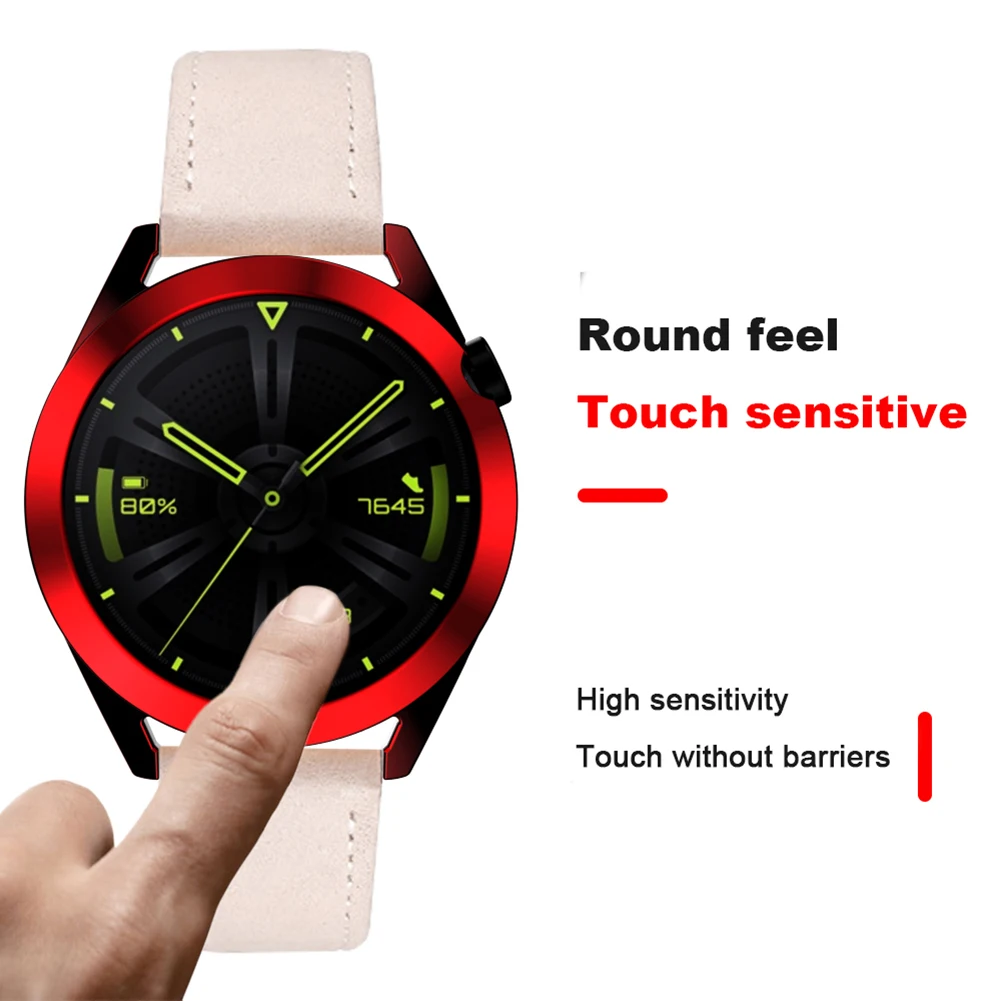 Full Cover Case for Huawei Watch GT 3 42mm Protective Case Full Cover Frame Protector Anti-Scratch Protective Skin Shell