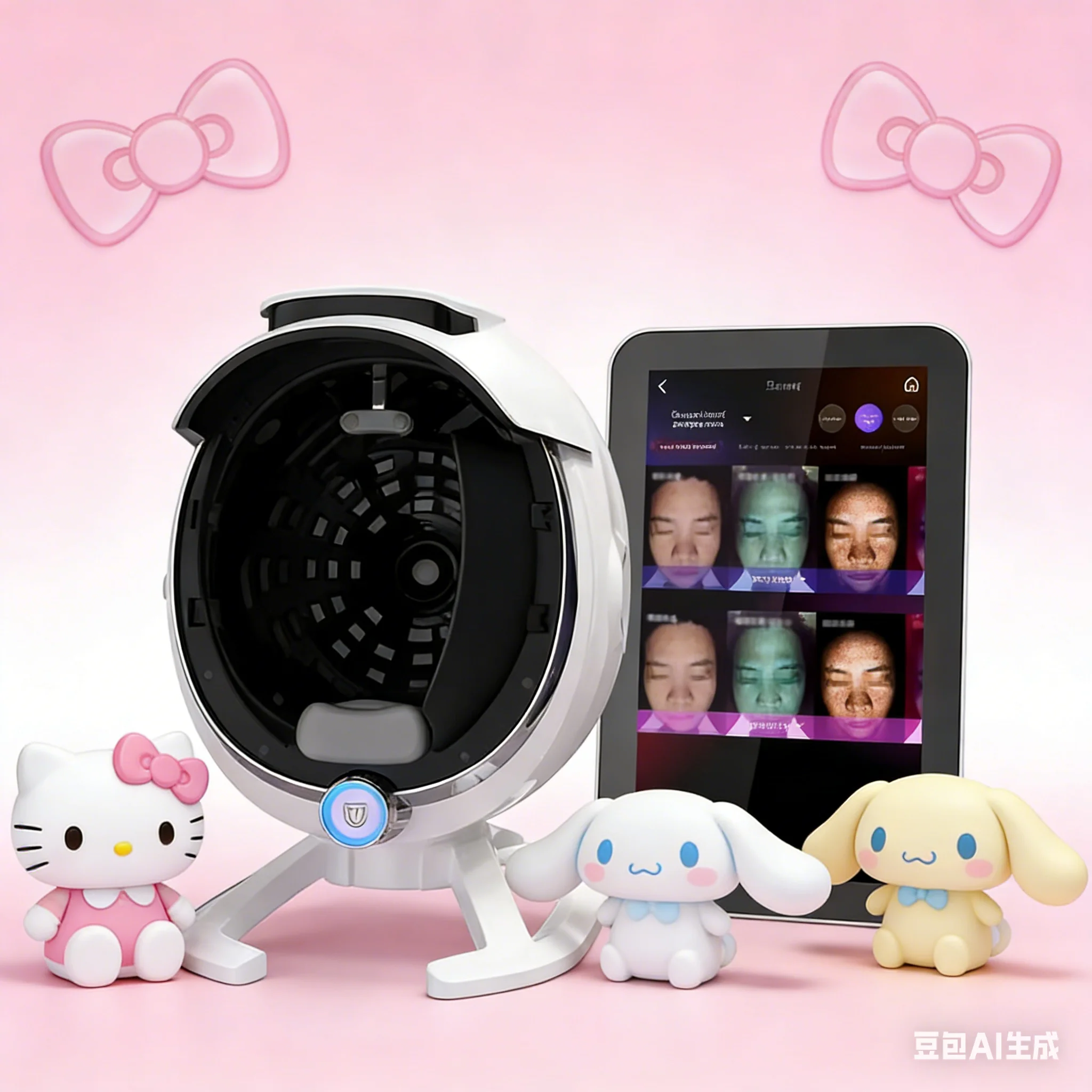 

Полнолицевой 3D-анализ кожи Ai, тестер для лица, сканер, зеркало для лица, устройство для анализа кожи, анализатор кожи bitmoji