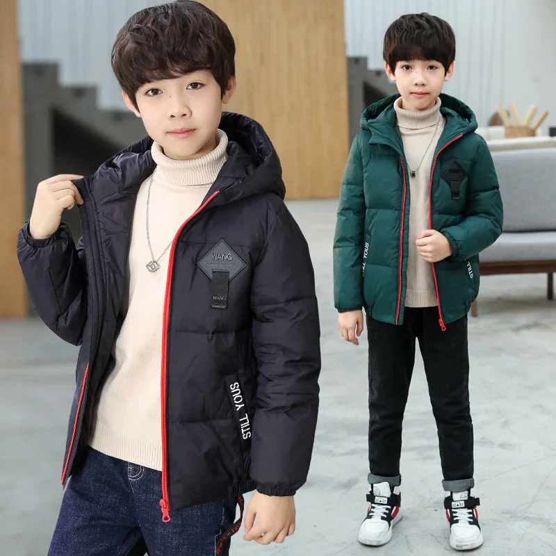 

Boys Coat Overcoat Jacket Windbreak Outerwear 2024 Zipper Spring Autumn Cotton Sport Teenagers Christmas Gift Children's Clothin