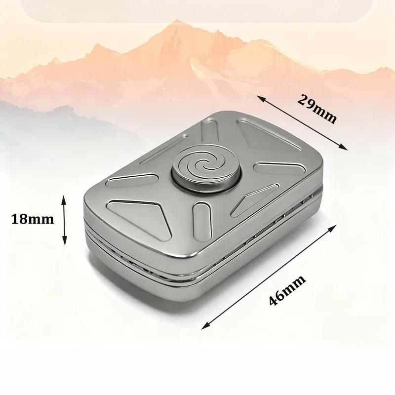 رواية EDC تململ لعبة 2 في 1 المعادن الإبداعية موقف لانهائي تململ المنزلق الإجهاد الإغاثة اليد سبينر أدهد أدوات #6