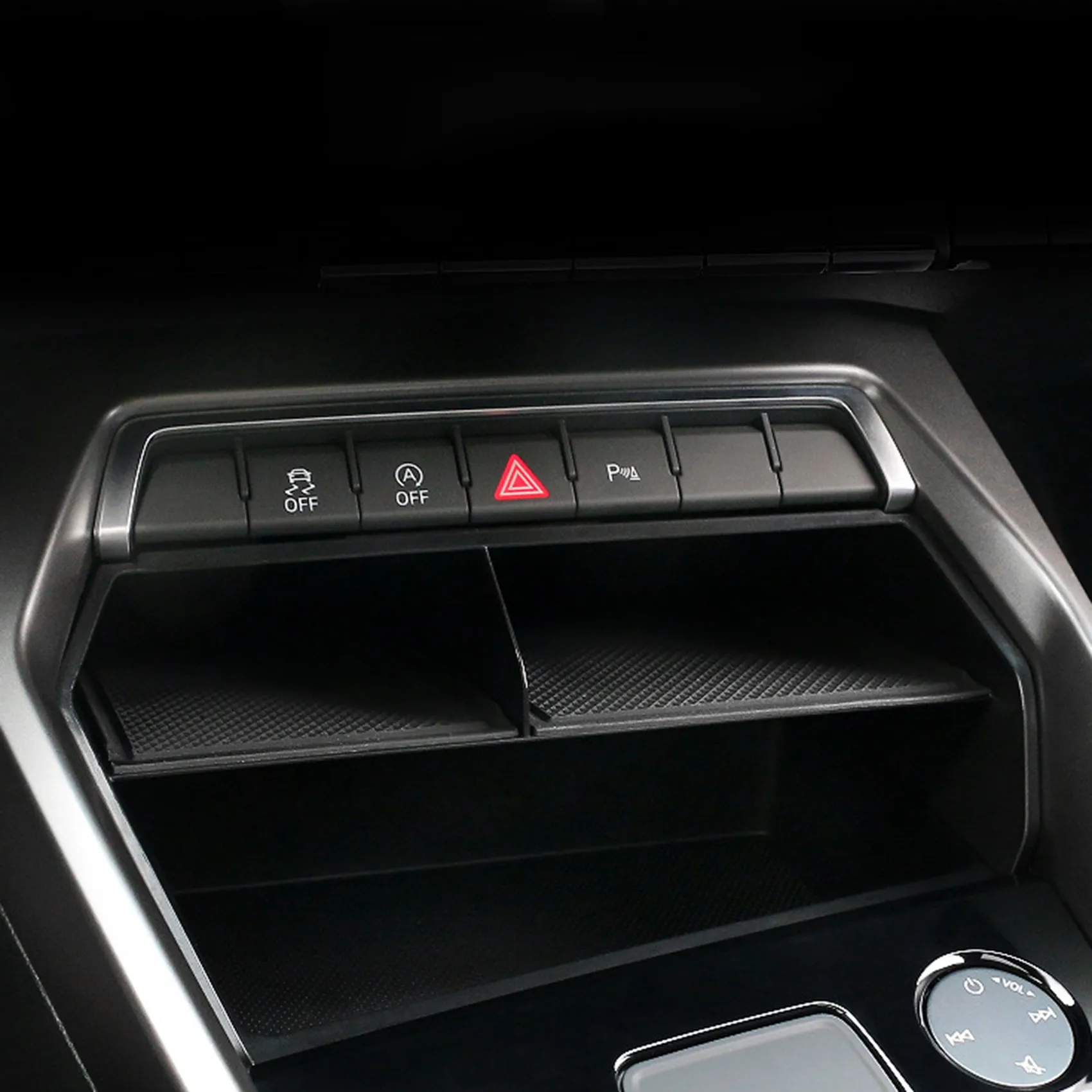 

T61C_For -Audi A3 8Y Sportback Sedan 2021 Car Accessories Console Storage Box Glove Box Holder Tray LHD