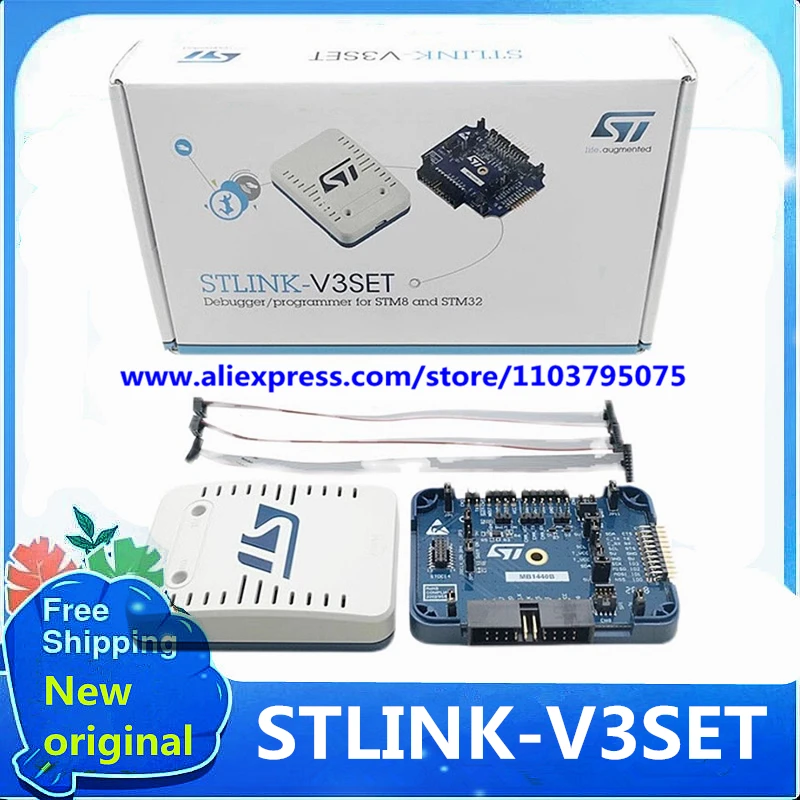 1pcs/lot New Original STLINK-V3SET Processor Based STM8S STM32 Programmer 5V USB 2.0 JTAG DFU authentic not clone ST LINK V3