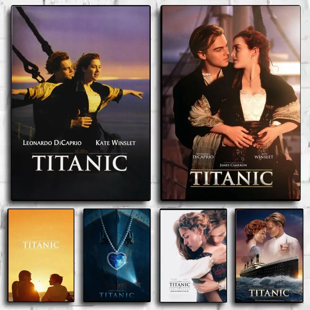 Movie T-Titanic Poster Modern  Wall Art Aesthetic Minimalist Bedroom Decor Cafe Home Gift