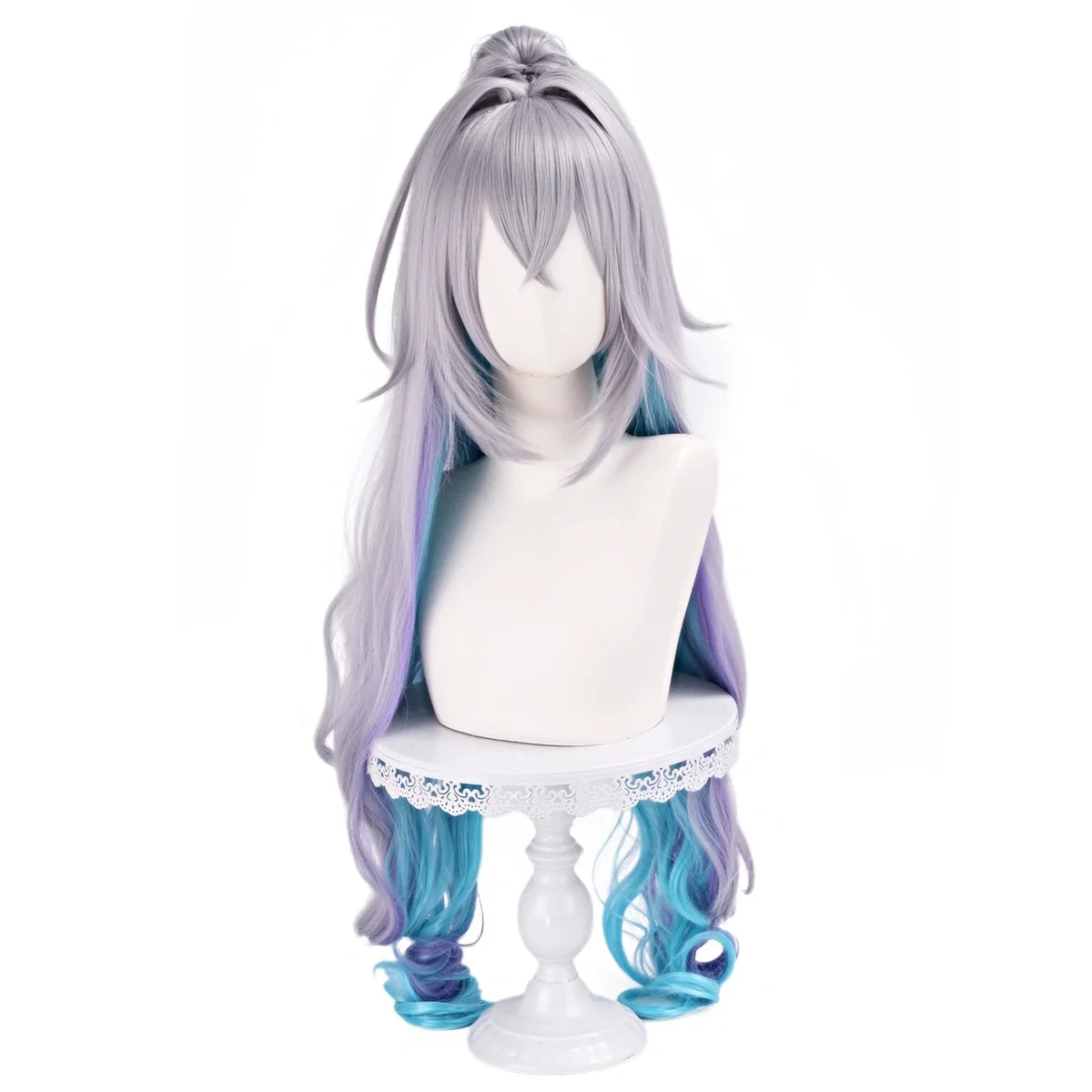 Game Honkai：Star Rail Silver Wolf LV.999 Cosplay Costume New Skin Battle Uniform Coat Shorts Wig Woman Sexy Carnival Party Suit view 6