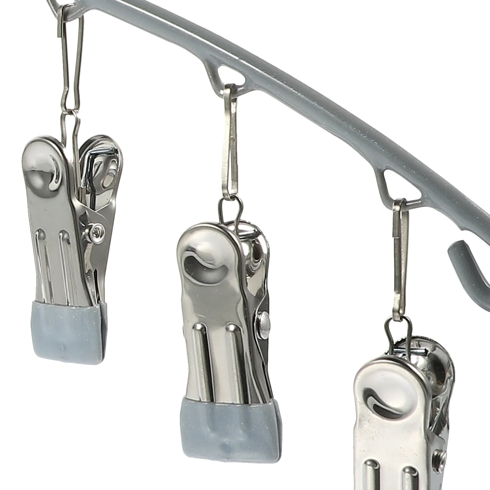 

Sturdy Sock Underwear Laundry Rack With Clips Space Saver Clothes Outdoor Balcony Air Drying Organizer For Socks Bras Gloves Cap