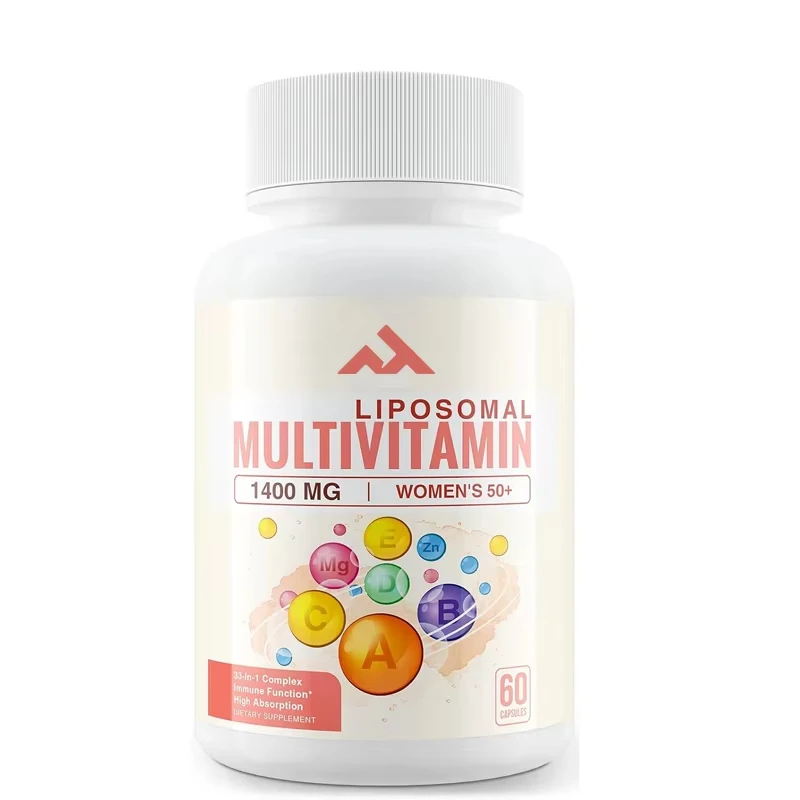 

Липосомальные мультивитамины для женщин старше 50 лет, содержащие 32 компоненты, используемые для сердечно-сосудистых и поддержки здоровья скелета.