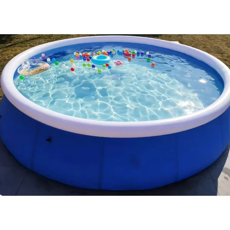 

Above Ground Round Pool Stable Structure Ideal For Family Outdoor Water Entertainment And Daily Leisure Activities