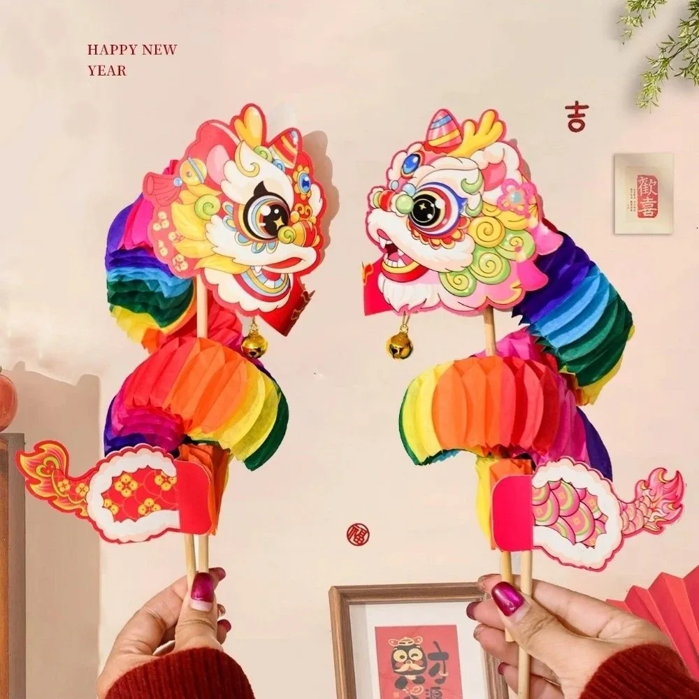 

Набор для творчества: Бумажные реквизиты для танца льва с мультяшным рисунком, материалы для самостоятельного изготовления, реквизит для танца лошади, поделки из бумаги ручной работы, для детского сада и вечеринок