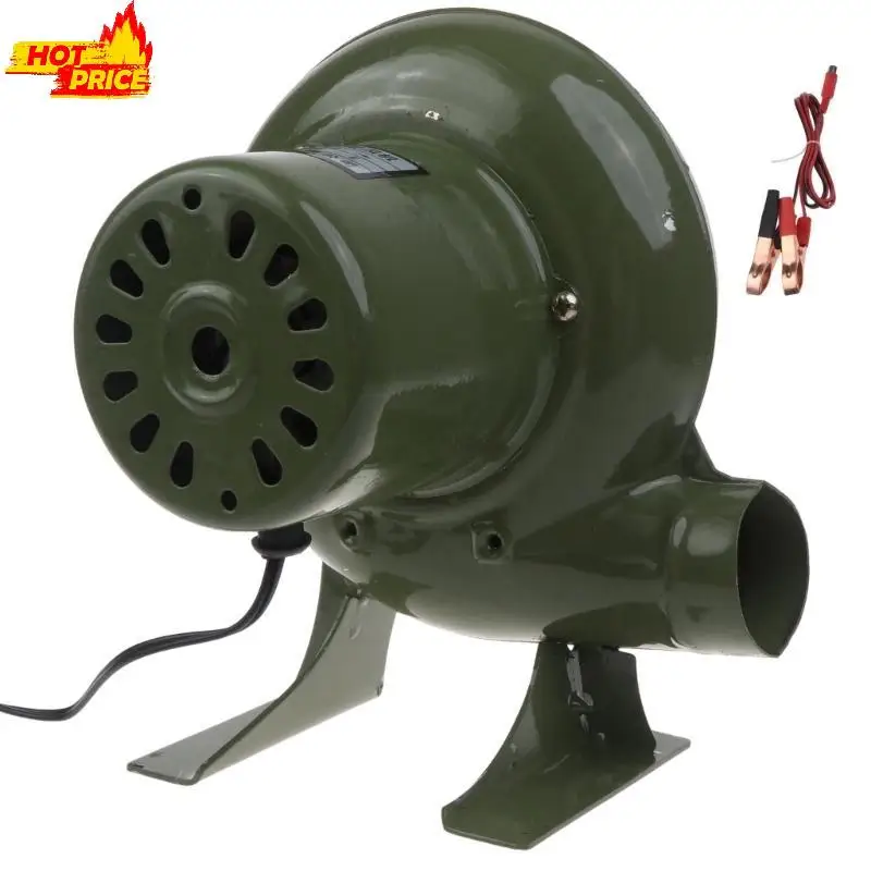 12 فولت شواء مروحة كهربائية الفحم مدخنة كاتب حداد تشكيل منفاخ شواء المشجعين
