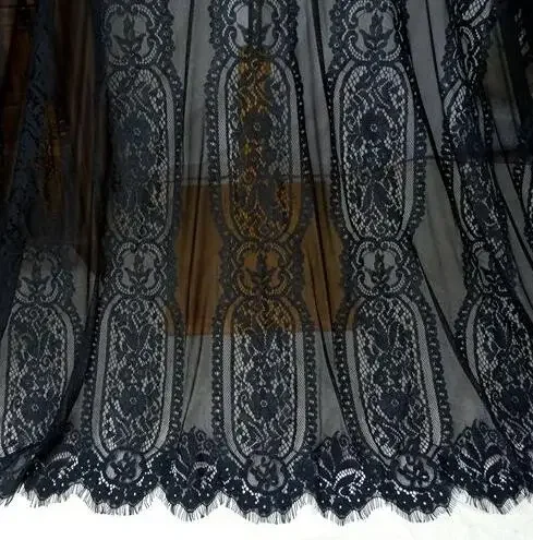 3 M جودة عالية متعدد الألوان الجاكار رمش جوفاء الدانتيل والتطريز النسيج، فستان الزفاف اليدوية والملابس النسيج الحرف #2