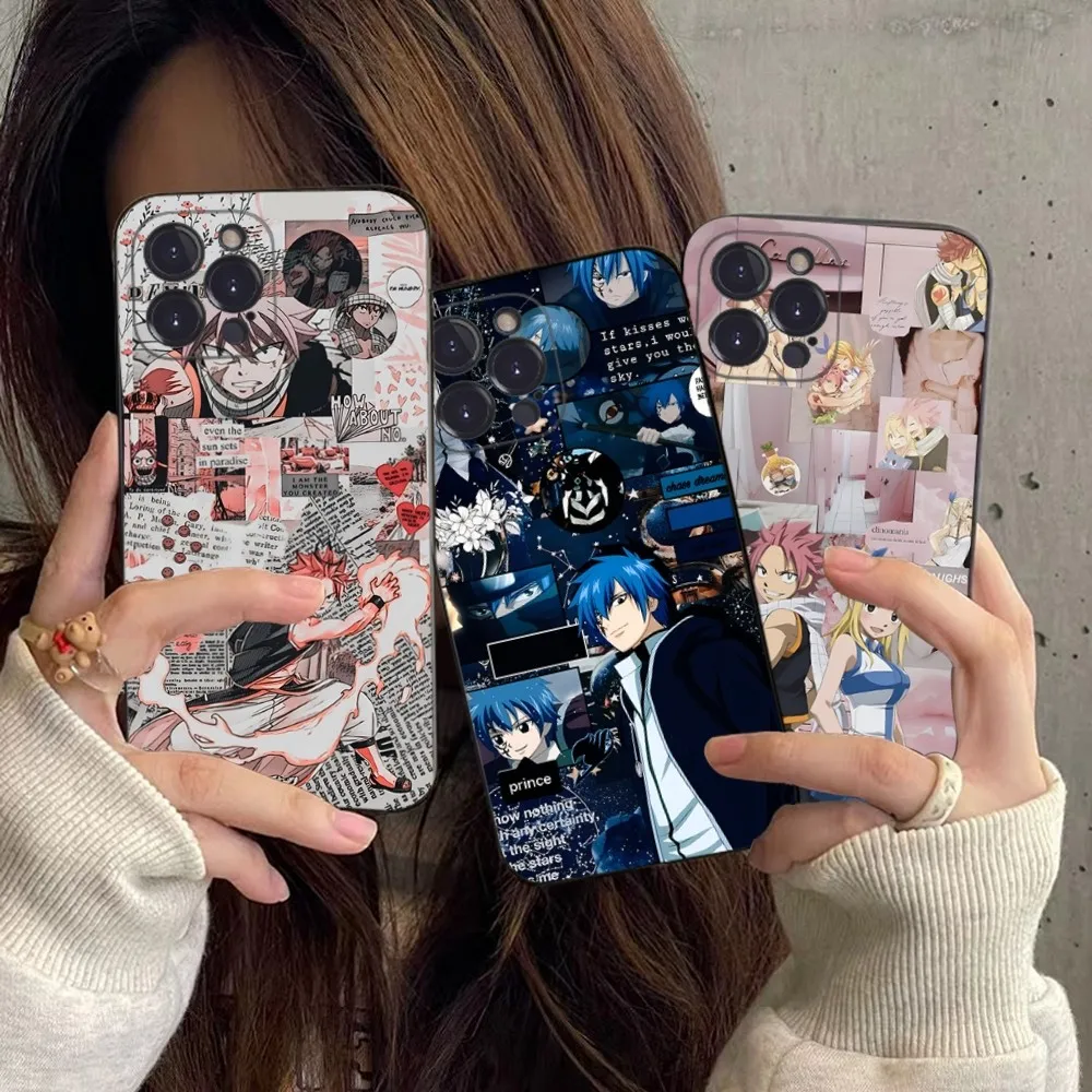 

Anime Fairy Tail iphone case For iPhone 15 14 11 12 13 Mini Pro XS Max Cover 6 7 8 Plus X XR SE 2020 Funda Shell