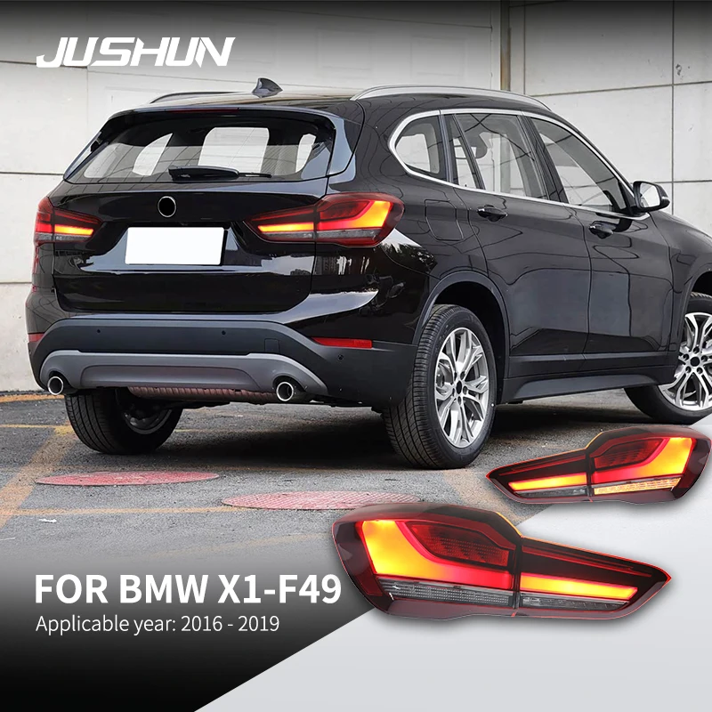 Car LED Tail Light For BMW X1 F49 Taillight 2016-2019 Rear Lamp DRL Dynamic Signal Reverse Lights Plug And Play Auto Accessories