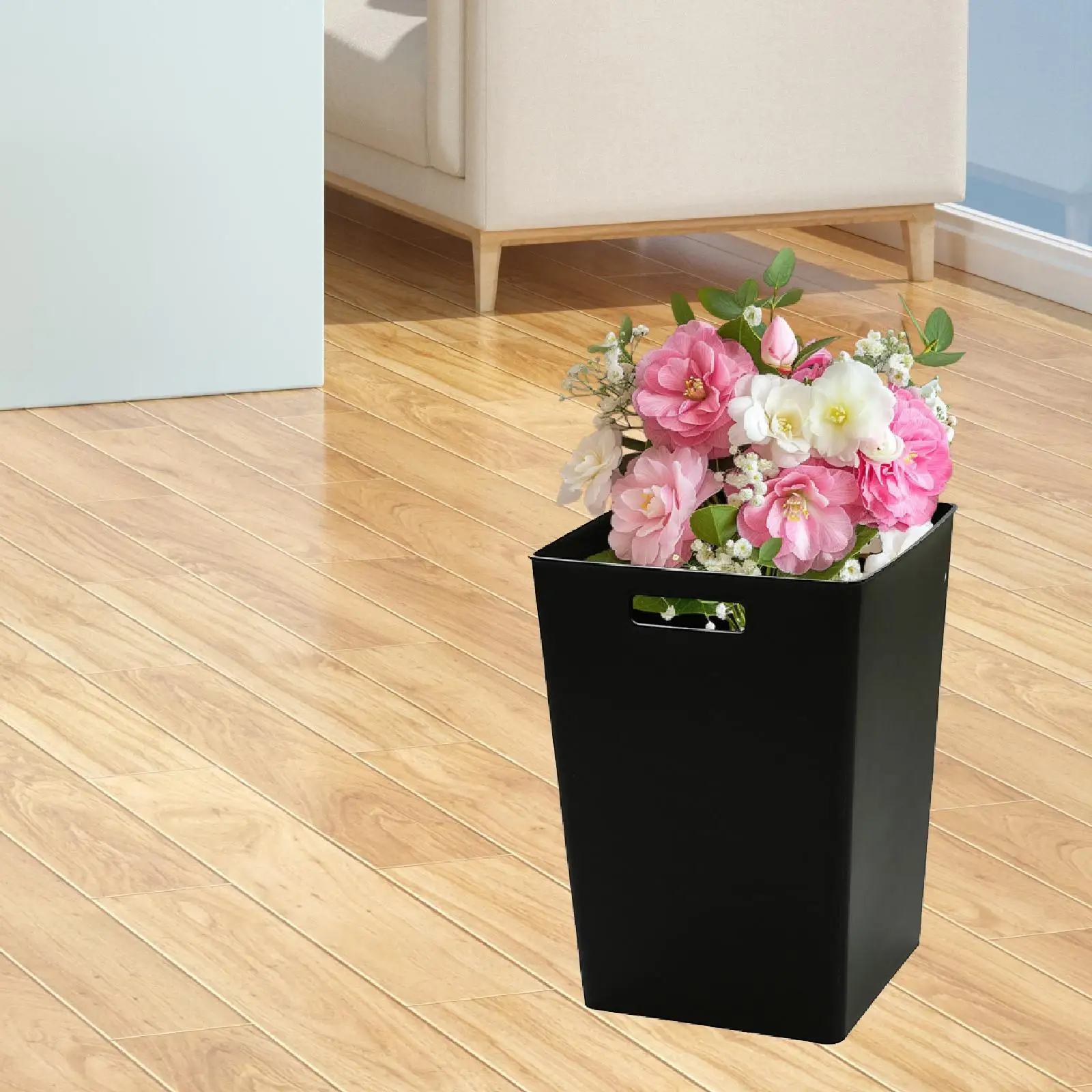 Large Flowerpot Bouquet Bucket for Dried Flowers Modern Flower Holder for Graduation Party Decor