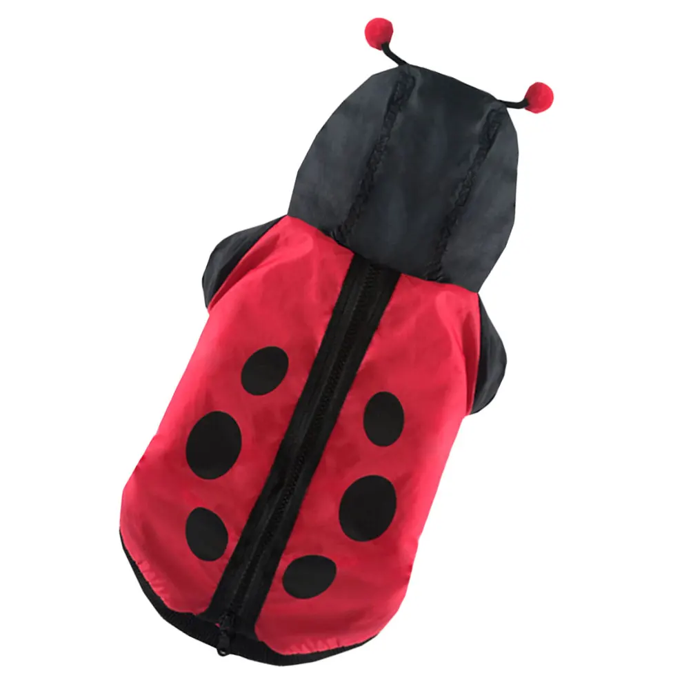 

Ladybug Dog Cotton Coat Cute Halloween Costume Small Pet Costumes Kitten Outfit Funny Dress up Clothes Cat Stitch for Dogs