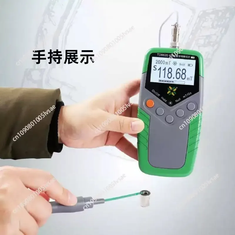 TD8650 Permanent Magnet  Meter Handheld Digital Meter Magnetic Flux Meter Surface Magnetic Field Test 5% 2% 1% Accuracy