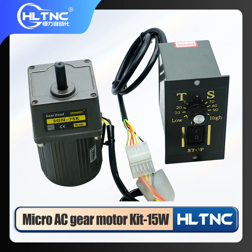 

15W Micro AC Motor 220v 50/60hz Asynchronous Motor Induction Motor Shaft 10mm 8mm For Packaging Machine Adjustable speed motor