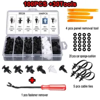 Auto Fastener Clip Mixed Car Body Push Retainer Pin Rivet Bumper Door Trim Panel Fastener Kit Car Clips Box or Bag packaging