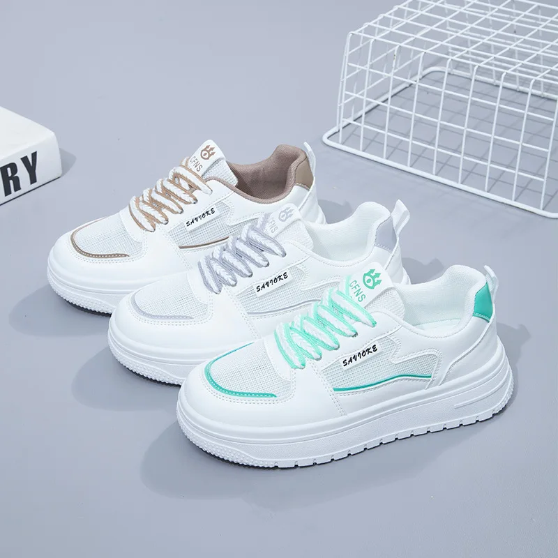 Модные Повседневные туфли для доски, новинка весны 2023, универсальные маленькие белые туфли, Женская Спортивная повседневная обувь для папы