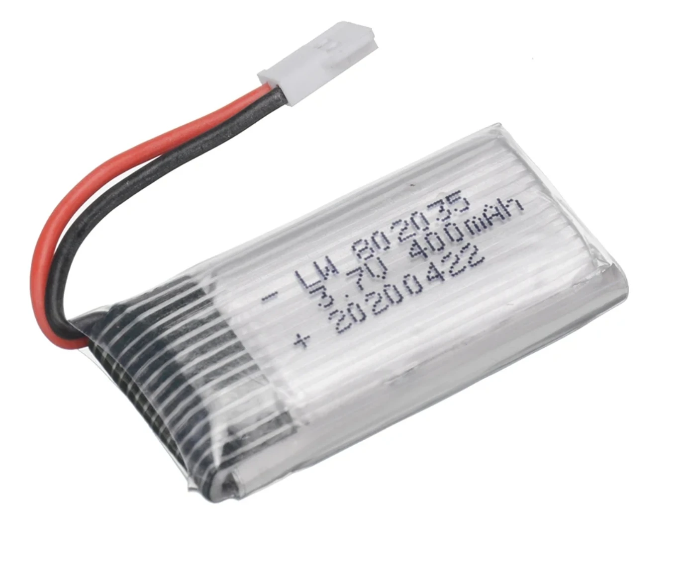 Akumulator Lipo 3.7V 400mAh 30C do X4 H107 H31 KY101 E33C E33 U816A V252 H6C RC Quadcopter Drone Część zamienna Akumulator 3.7V