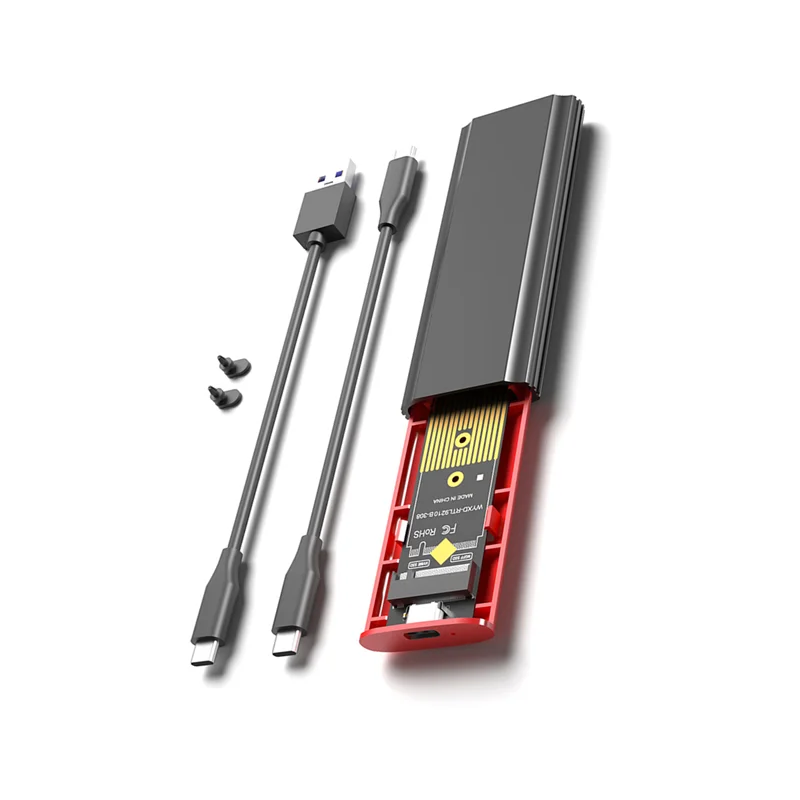 

AED7-M2 SSD NVME Корпус M.2 к USB 3.1 SSD Box Чехол для M.2 Pcie Nvme M Key 2230/2242/2260/2280 Бесплатный адаптер для инструментов