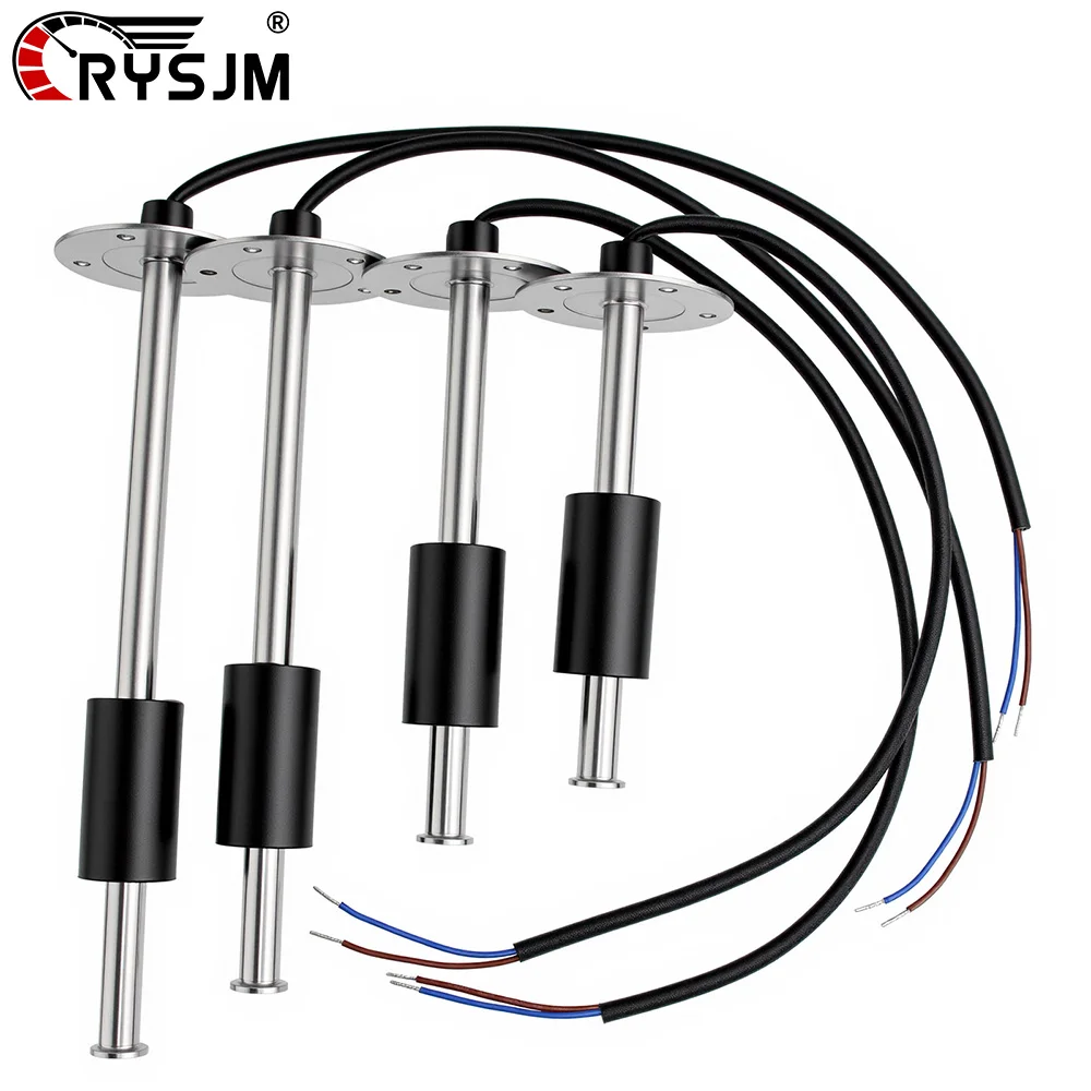 Sensor de Nível de Combustível/Água de 0-190 ohms para Carro, Barco, Indicador de Nível de Tanque de Água, Medidor de Nível de Combustível em Aço Inoxidável, Acessórios para Carro