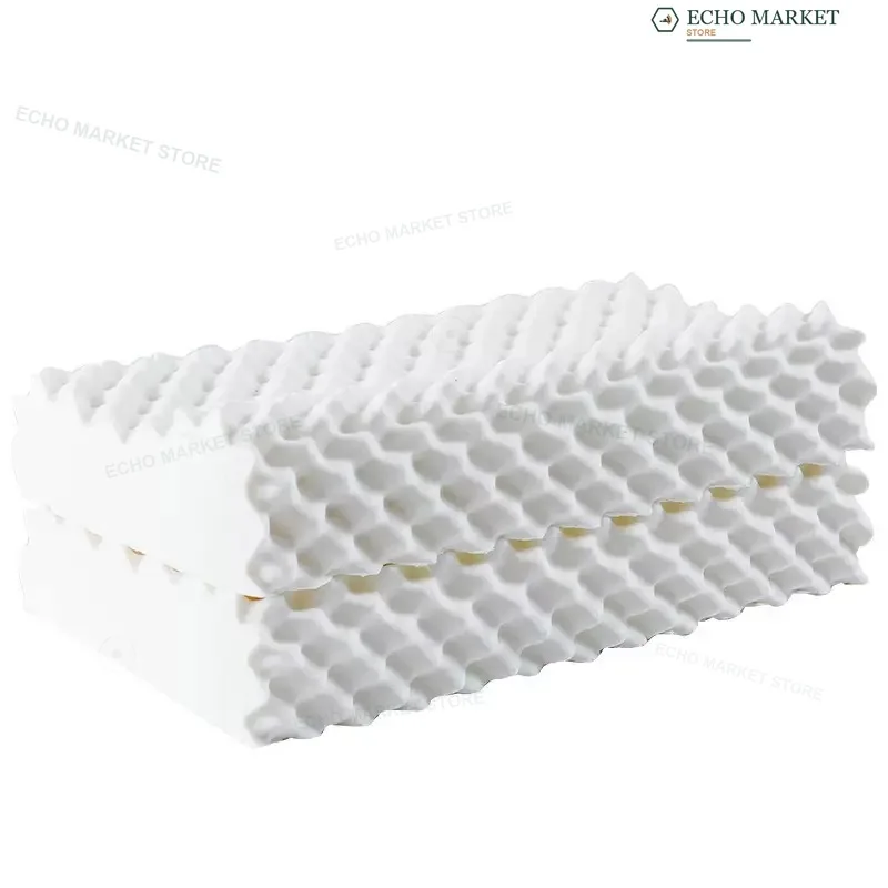 Oreiller en latex naturel à particules massantes, oreiller orthopédique de soutien cervical pour le mal de cou et un sommeil amélioré