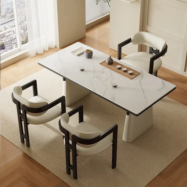 Light luxury, solid wood dining chair, chair,   clubhouse, Italian style, minimalist, ash wood, dining chair