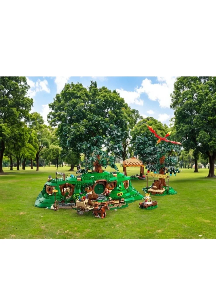 2025-nouveau-2017-pieces-anneau-shire-chateau-modulaire-modele-blocs-de-construction-bricolage-assemblage-creatif-brique-jouets