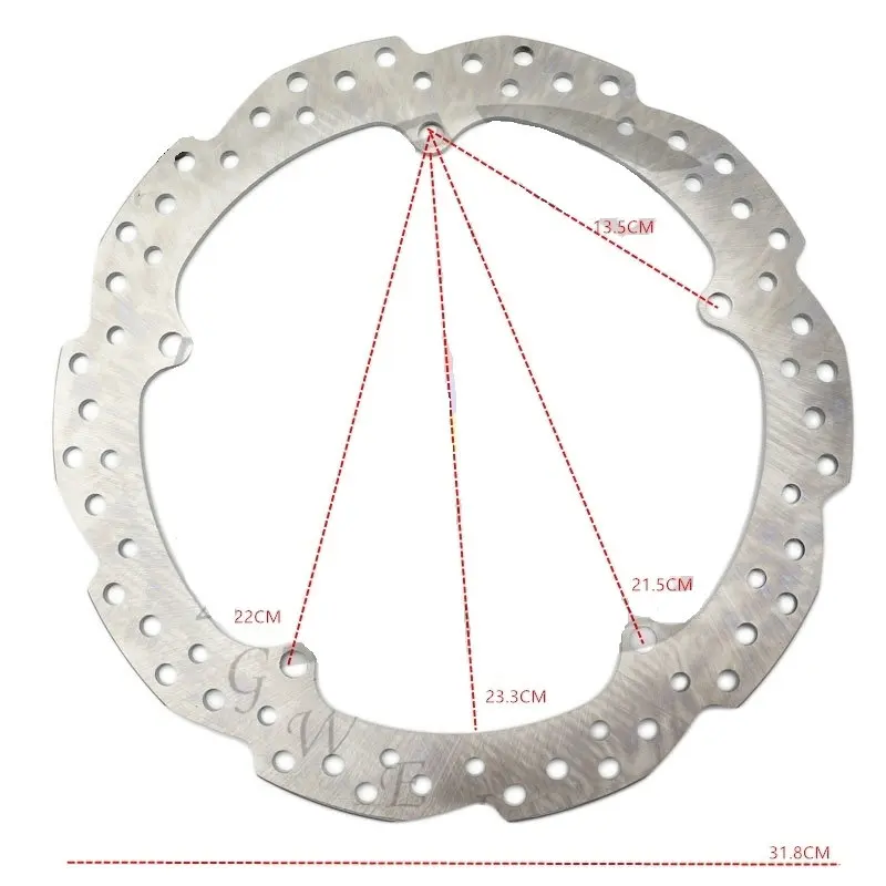 Disco de Freno Delantero para Motocicleta Honda NC700 SA/SD/XD CTX700 NC750 S/X/D ABS NC 700 750 CTX Integra