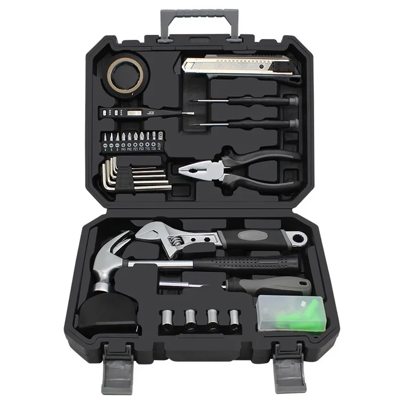 Comprehensive Toolbox Set - Complete Manual Tool Kit with Wide Range of Tools,Perfect for DIY Enthusiasts and Professionals