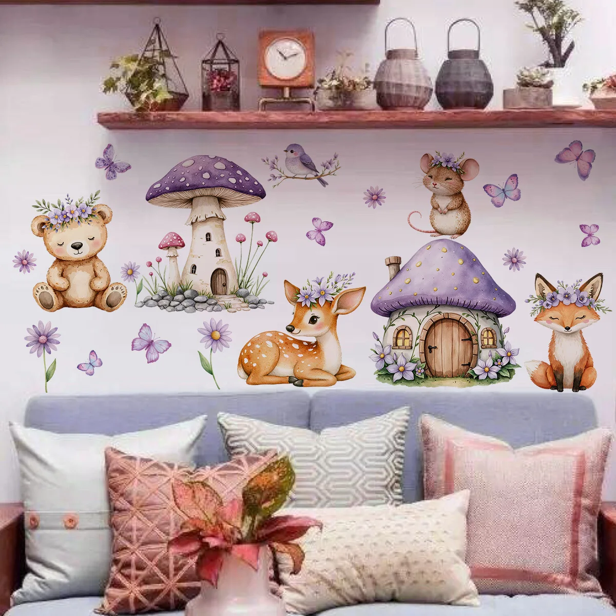 

Creative Wall Sticker Children's Room Bedroom Warm Decoration Sticker