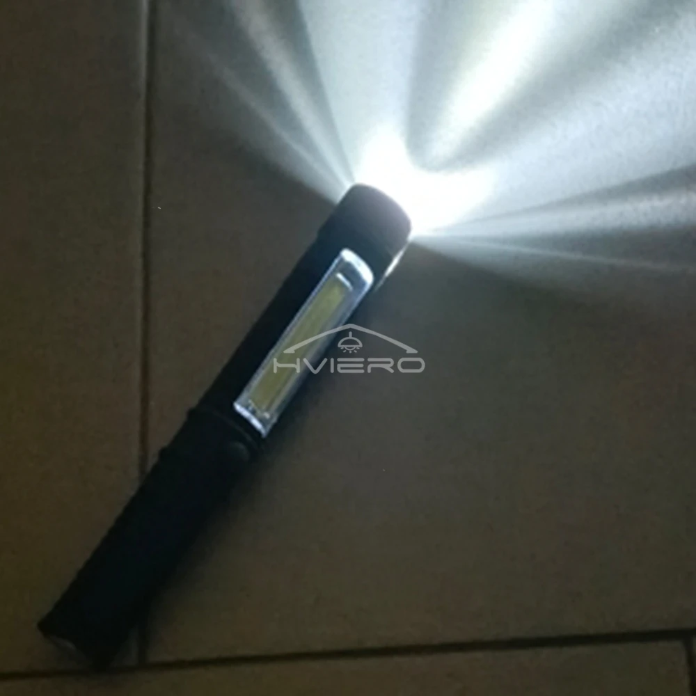 Mini Pen Flashlight Multifunction LED Lamps Work Lights Inspection Portable Night Magnetic Base Waterproof Used Camping Cycling