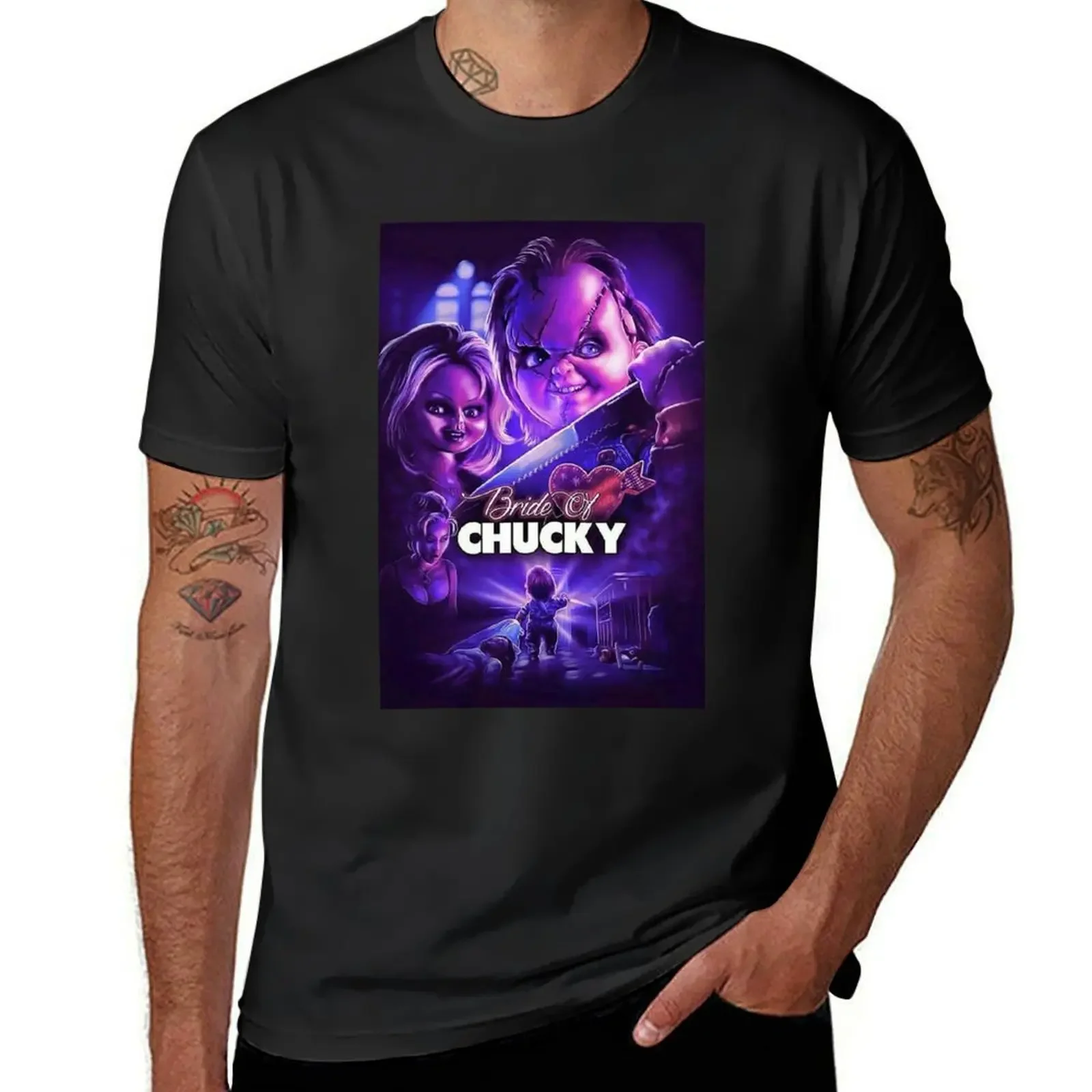 Bride of Chucky T-shirt customs design your own quick-drying cute clothes t shirts for men pack