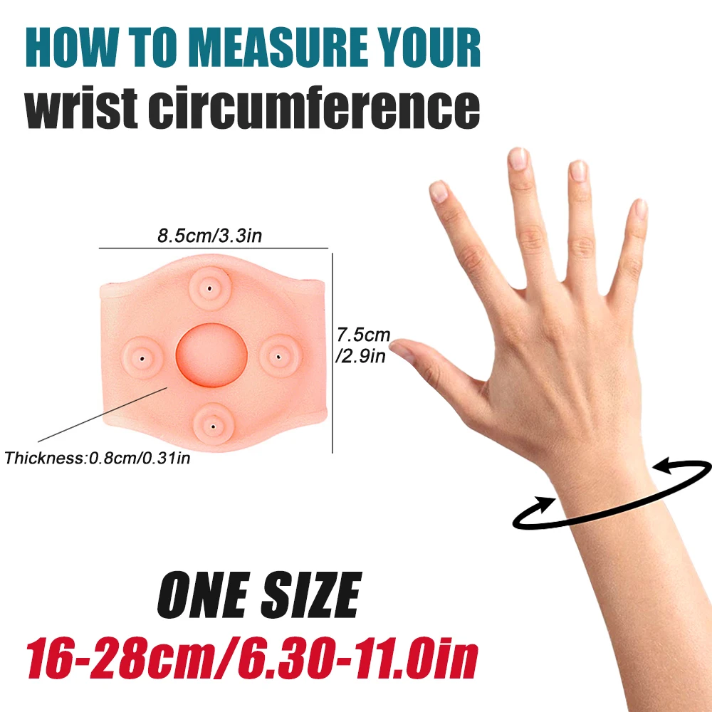 1Pcs/2Pcs Magnetic Wrist Brace for TFCC Tears, Wrist Band for Ulnar Sided Wrist Pain, DRUJ Instability, Fit Right & Left Hand