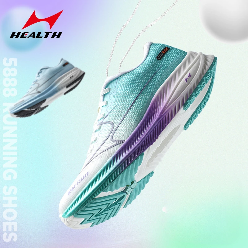 Health Speed Competetion Running Sports Fitness Shoes Mesh Breathable Men Jogging Marathon Shoes Carbon Plate Racing Sneakers