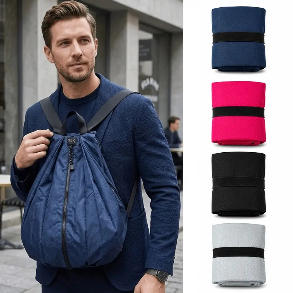 Gifts Nylon Folding Backpack Large Capacity Waterproof Outdoor Backpack Portable Adjustable Straps Rucksack Camping