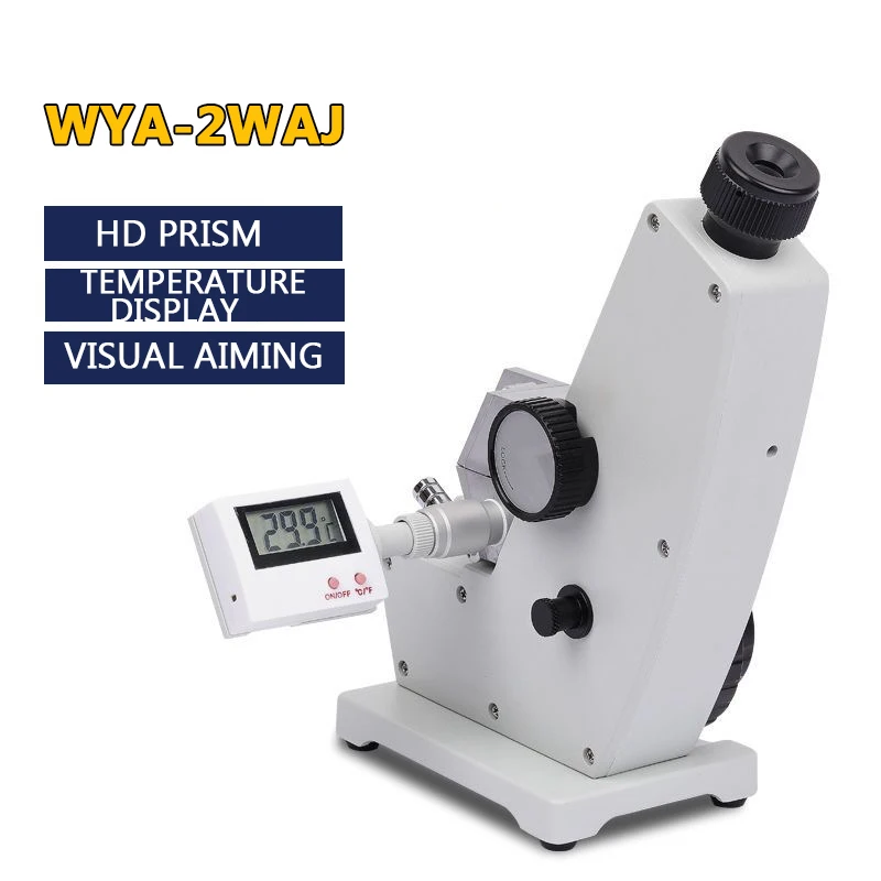 2025 High-Precision  Refractometer Sugar Concentration Meter Wya-2Waj Single and Binocular Liquid Experimental Refractometer