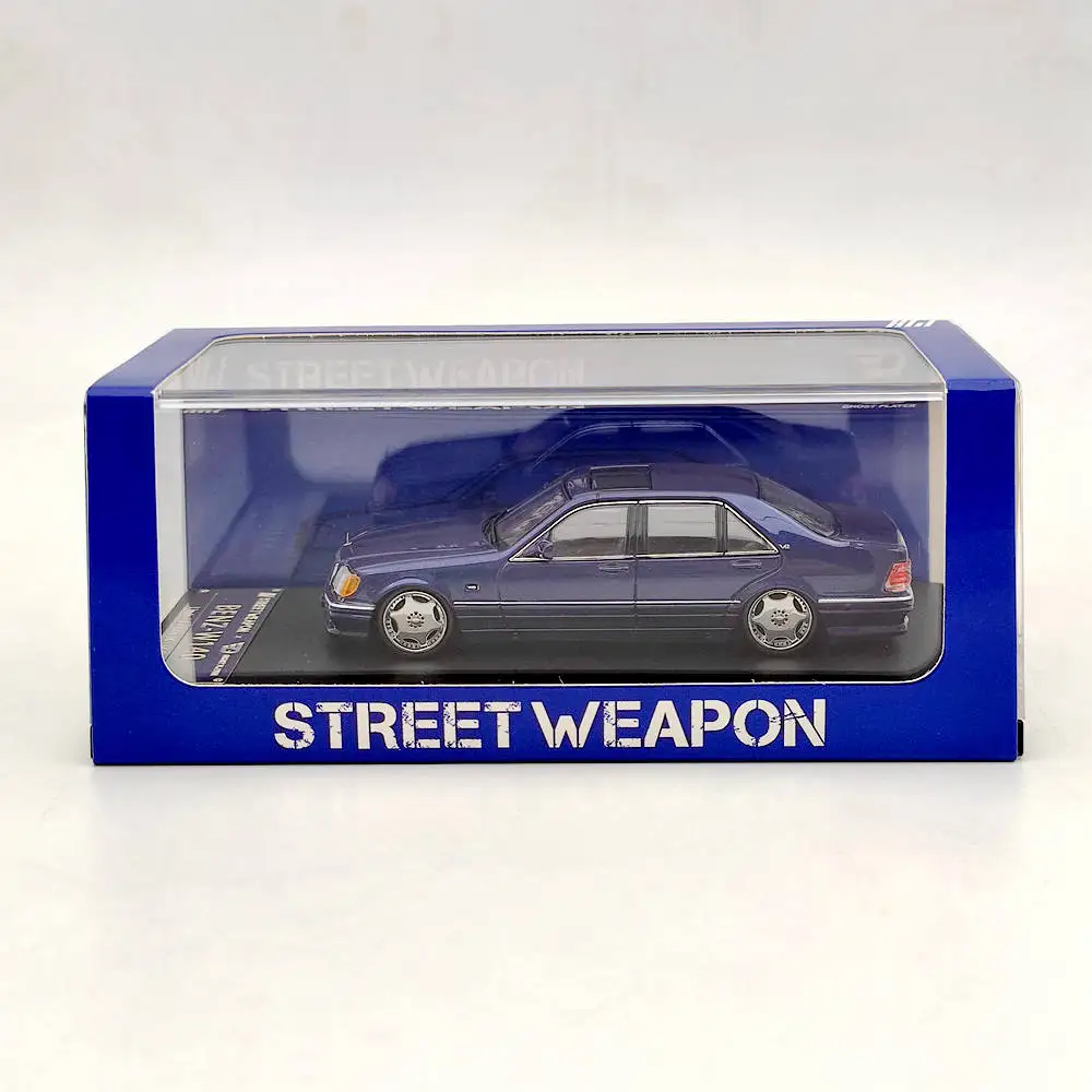 Street Weapon para W140 S600 Limitada 499 Diecast Brinquedos, Modelos 1:64, Coleção de carros Presentes