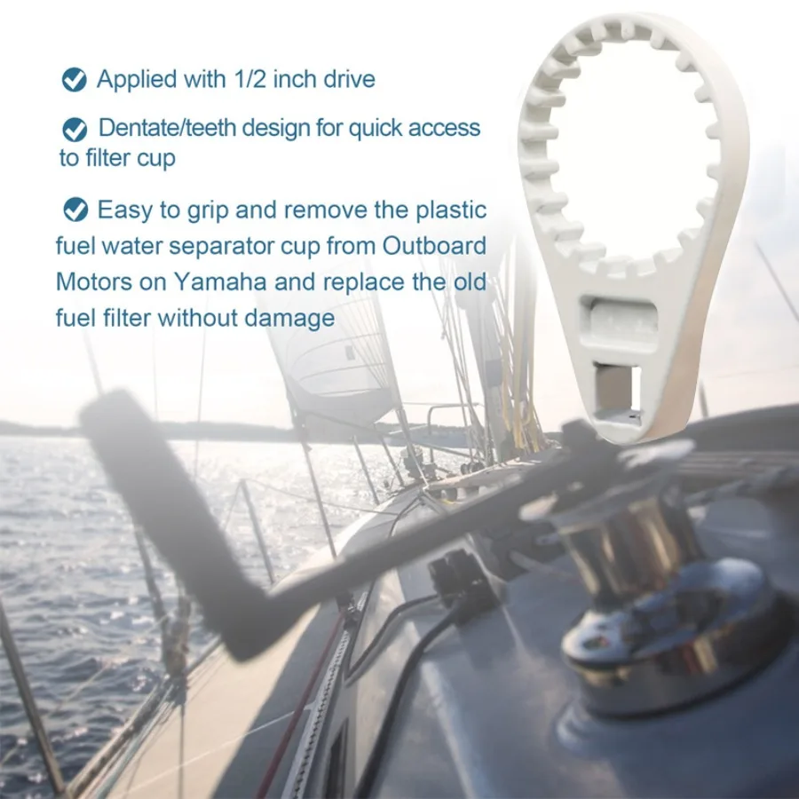 

Yamaha Fuel Filter Release Wrench for 2006-2020 YB-ACC04 with O-ring Filter