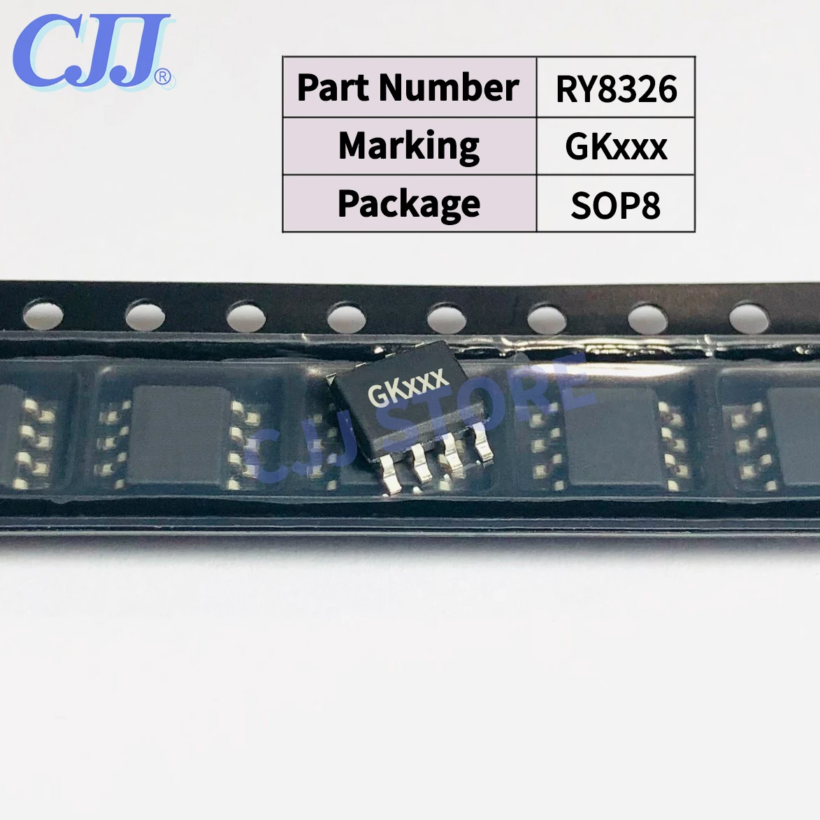 

1~3000PCS/Lot GK Marking RY8326 SOP8 SMD IC GKBAC GKE0H new and original Step-Down Regulator