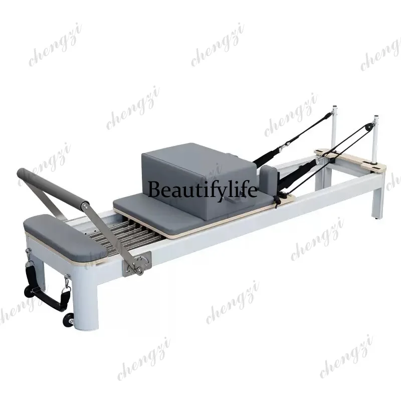 Aluminum Alloy Pilates Core Training Bed Private Teaching Equipment Five Piece Set Customizable Oak Pilates Bed