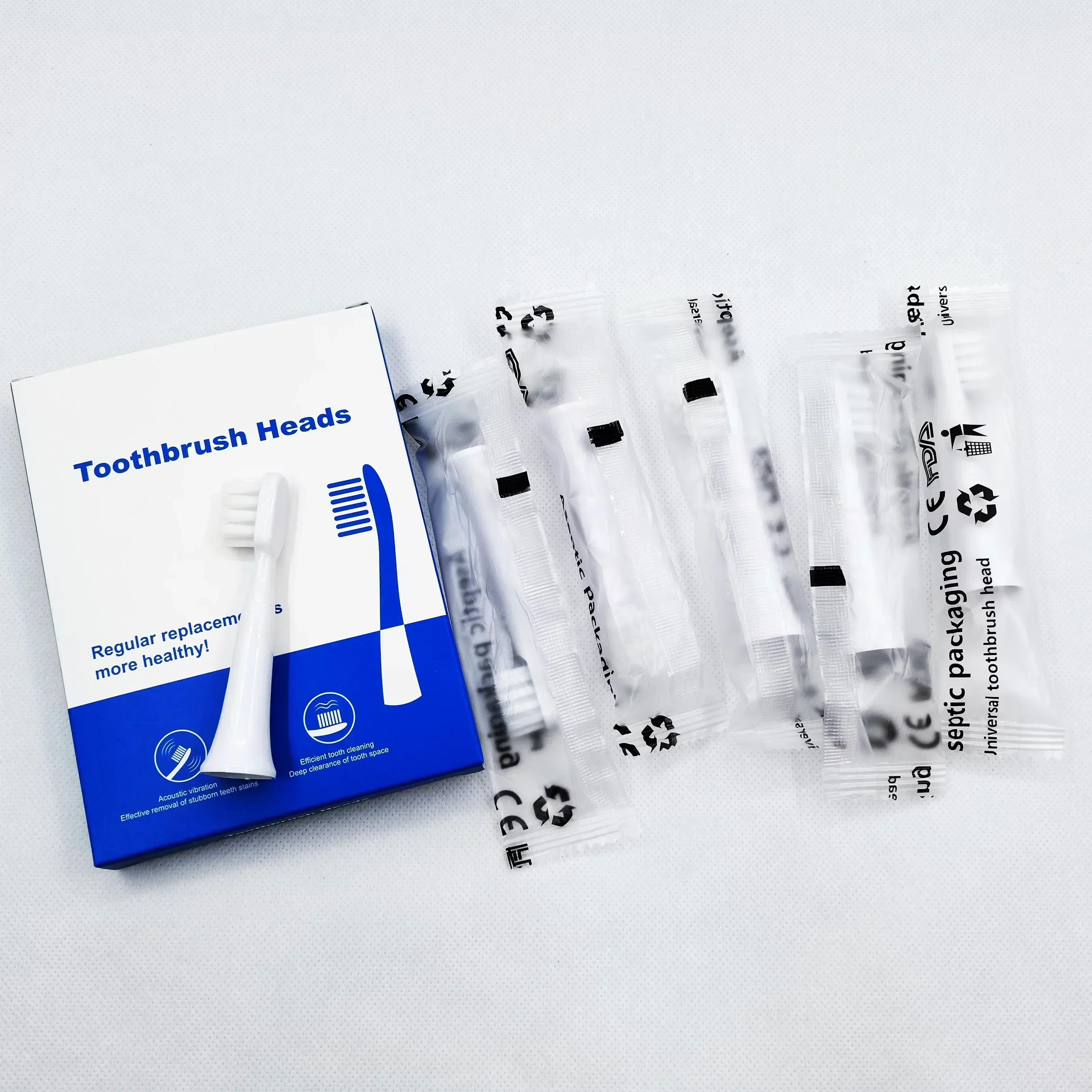 샤오미 미지아 T100 교체 헤드, 미 스마트 전동 칫솔 헤드, 미백 건강 청소, 8 개