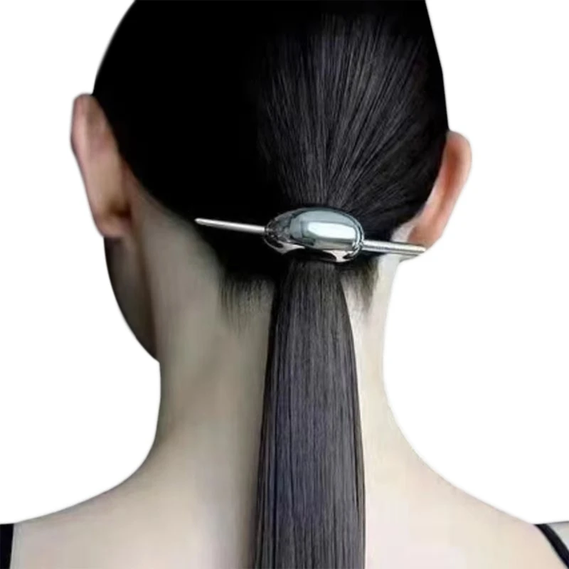 A2ES Haarverlängerung für Damen, Quaste, Kette, Kopfschmuck, silberfarbenes Braut-Haar-Accessoire