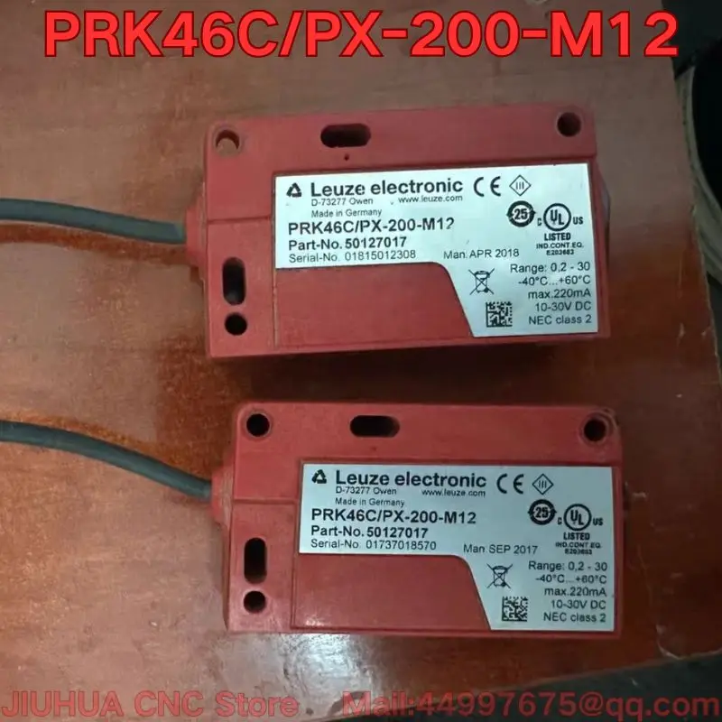 Second-hand PRK46C/PX-200-M12 photoelectric sensor function test is normal