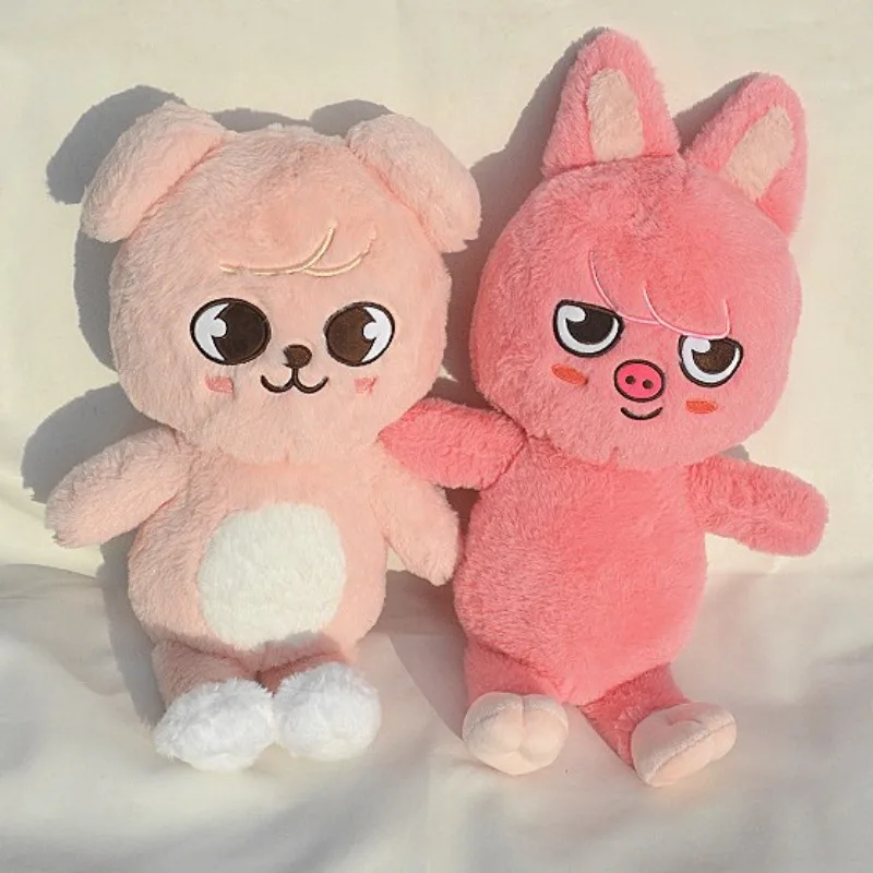 50cm Kpop Skzoo Plush Toy Wolfchan Kawaii Cartoon Stuffed Animal Plushie Doll Large Size   Sleeping Pillow Gift view 3