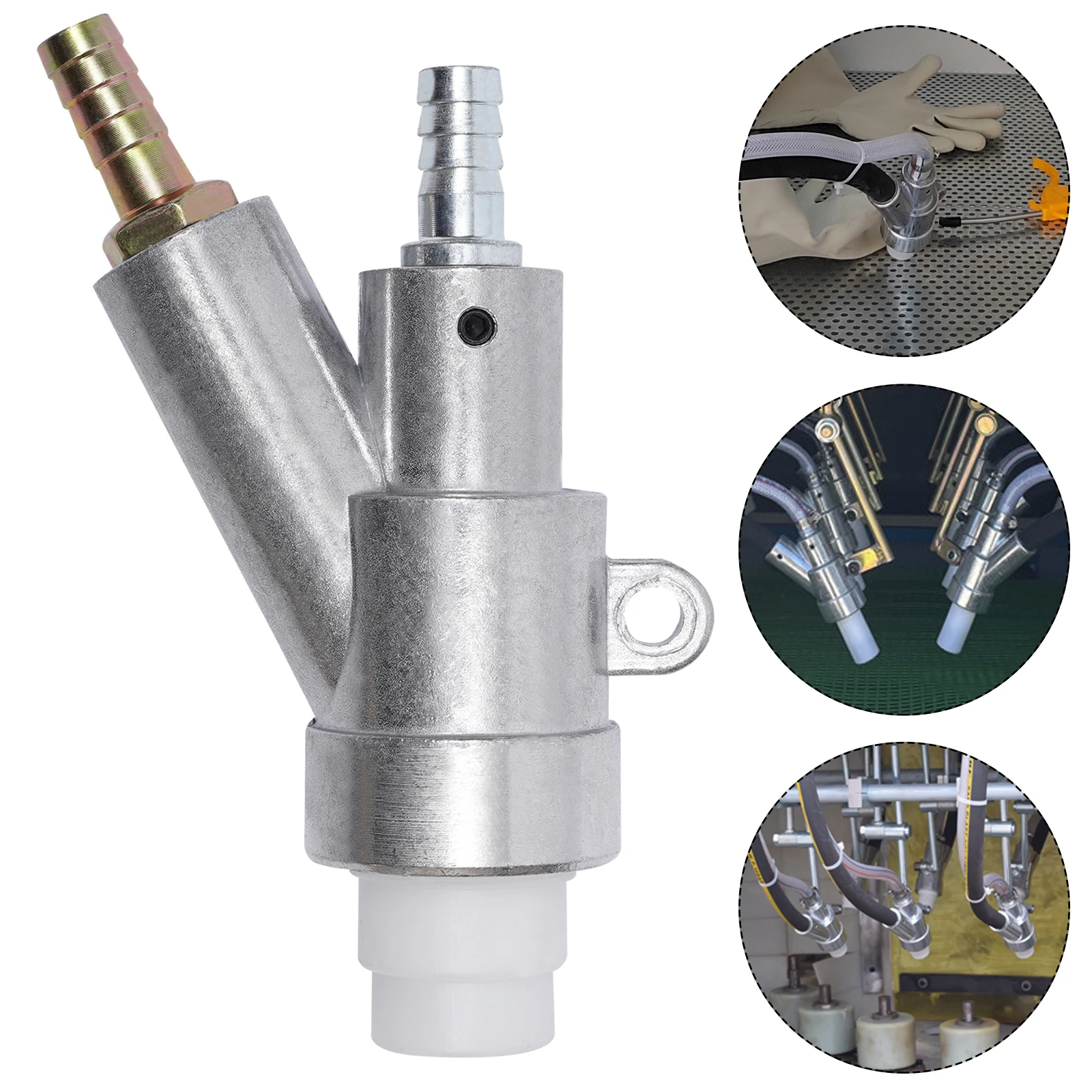 Aluminum Alloy Sand Blasting Gun W/ Boron Carbide Nozzle For Sandlaster Cabinet