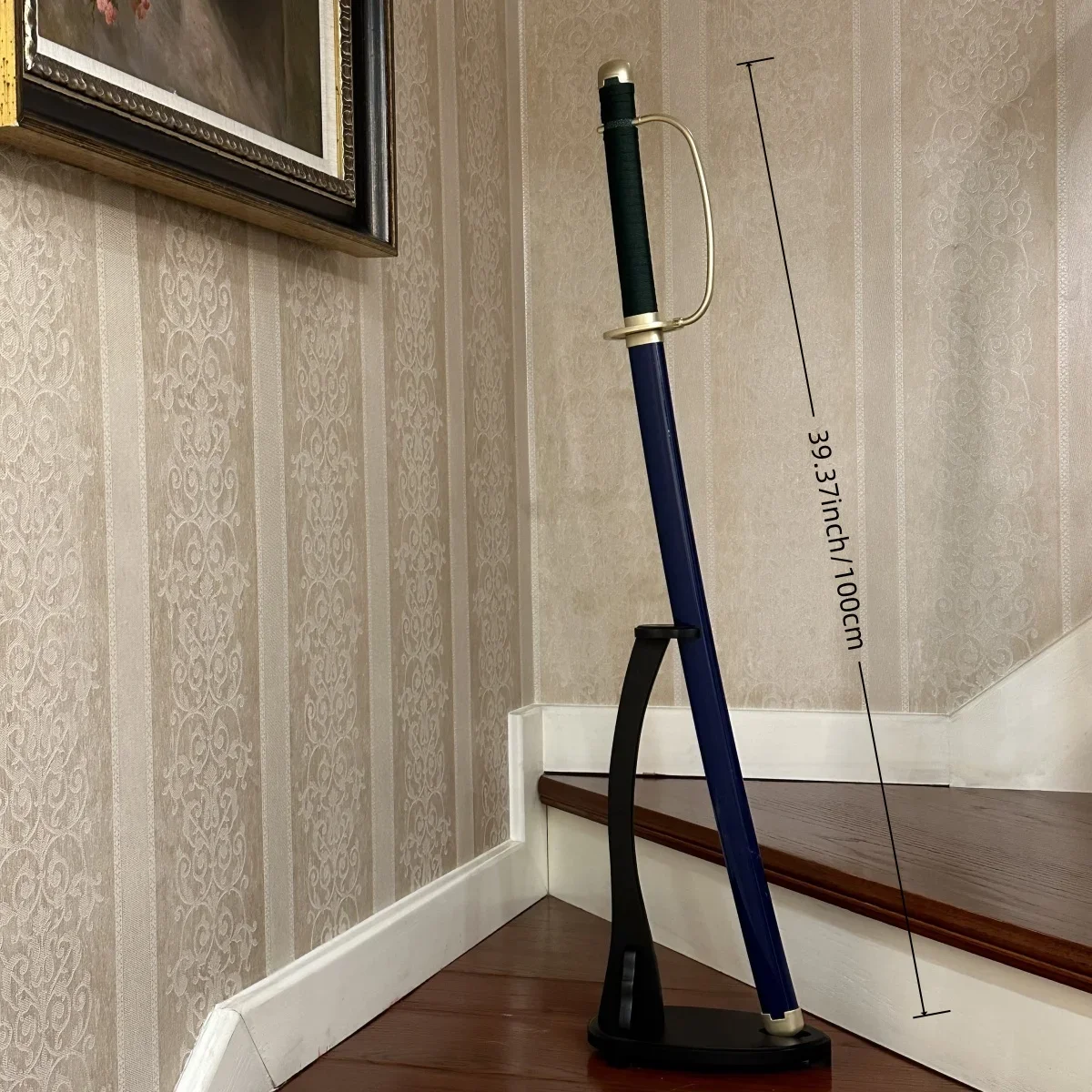 39.3インチ シャンクス木製刀 日本刀 サブレ オリジナル侍刀 ゾロ忍者刀 コスプレアクセサリー 小道具 おもちゃ