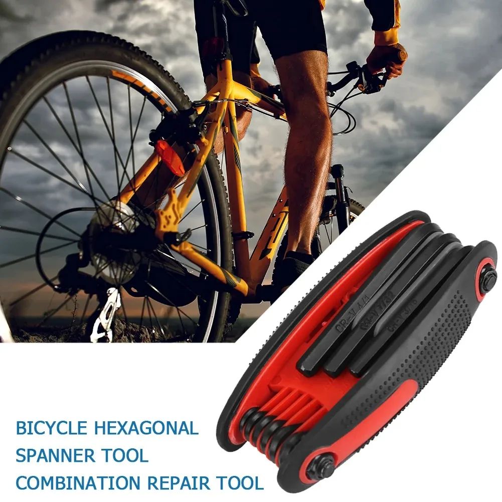 Hexagon Torque Wrench Tool Key Spanner Allen Wrench Hex Key for Bike Repairing Tools High Quality 6in1 7in1 9in1 Multifunctional