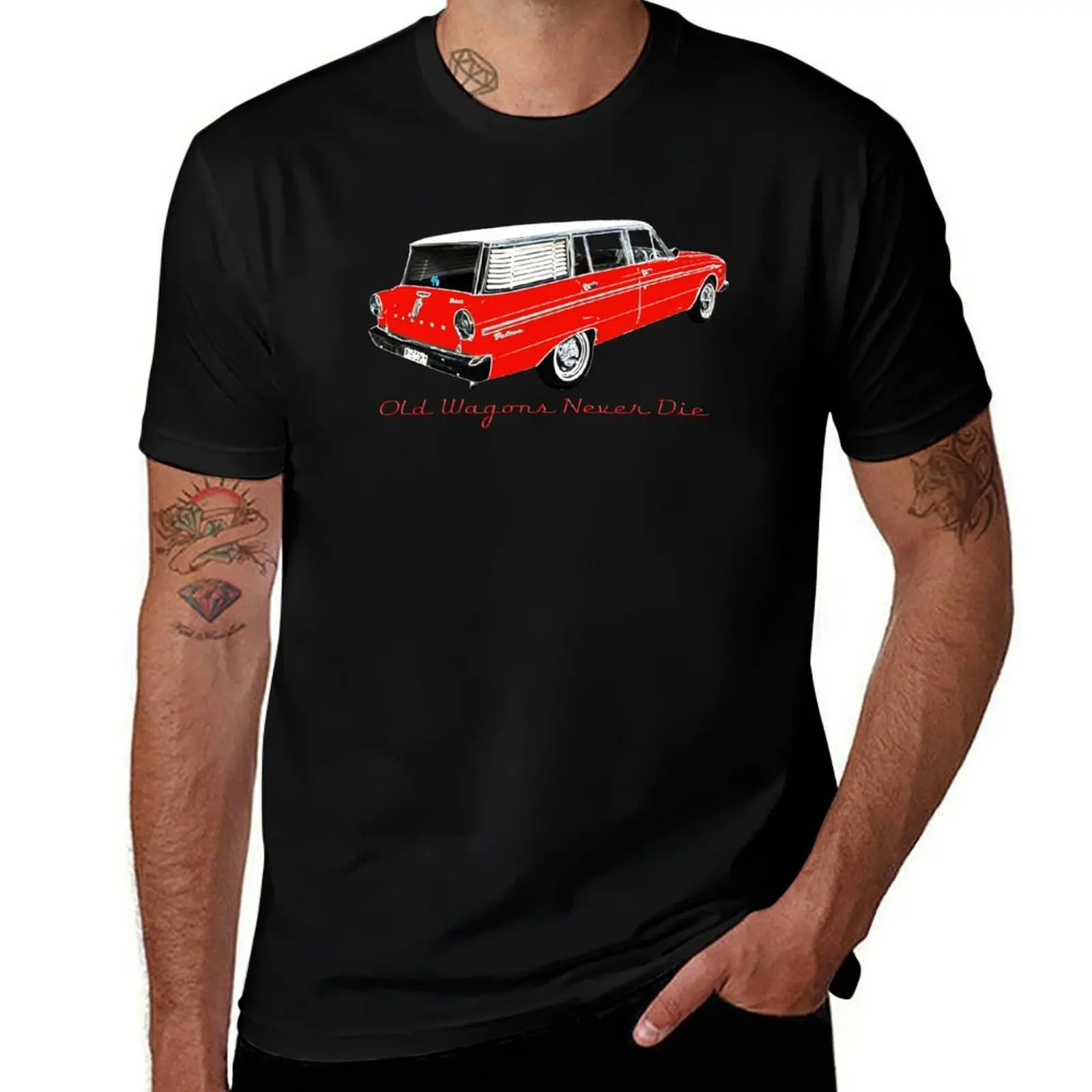 

XM Falcon Wagon - Old Wagons never die T-Shirt man t shirt summer t shirts with prints T-Shirt