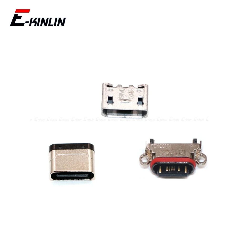 2pcs/lot Type C Micro USB Jack Charging Port For OnePlus X 1 2 3 3T 5 5T 6 6T 7 7T 8T 8 Pro 5G Power Charger Connector Socket